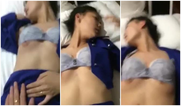 中國好聲音！難得一見叫聲超好聽素人自拍新婚空姐嫩妻的制服誘惑插起來超享受
